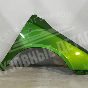 Крыло ПРАВОЕ Skoda Fabia LF6Z, P7P7  Rallye Gruen Зеленый