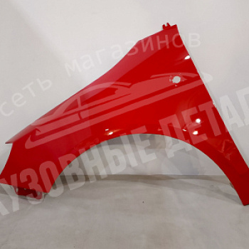 Крыло ЛЕВОЕ Skoda Fabia 8T8T Flash Red Красный